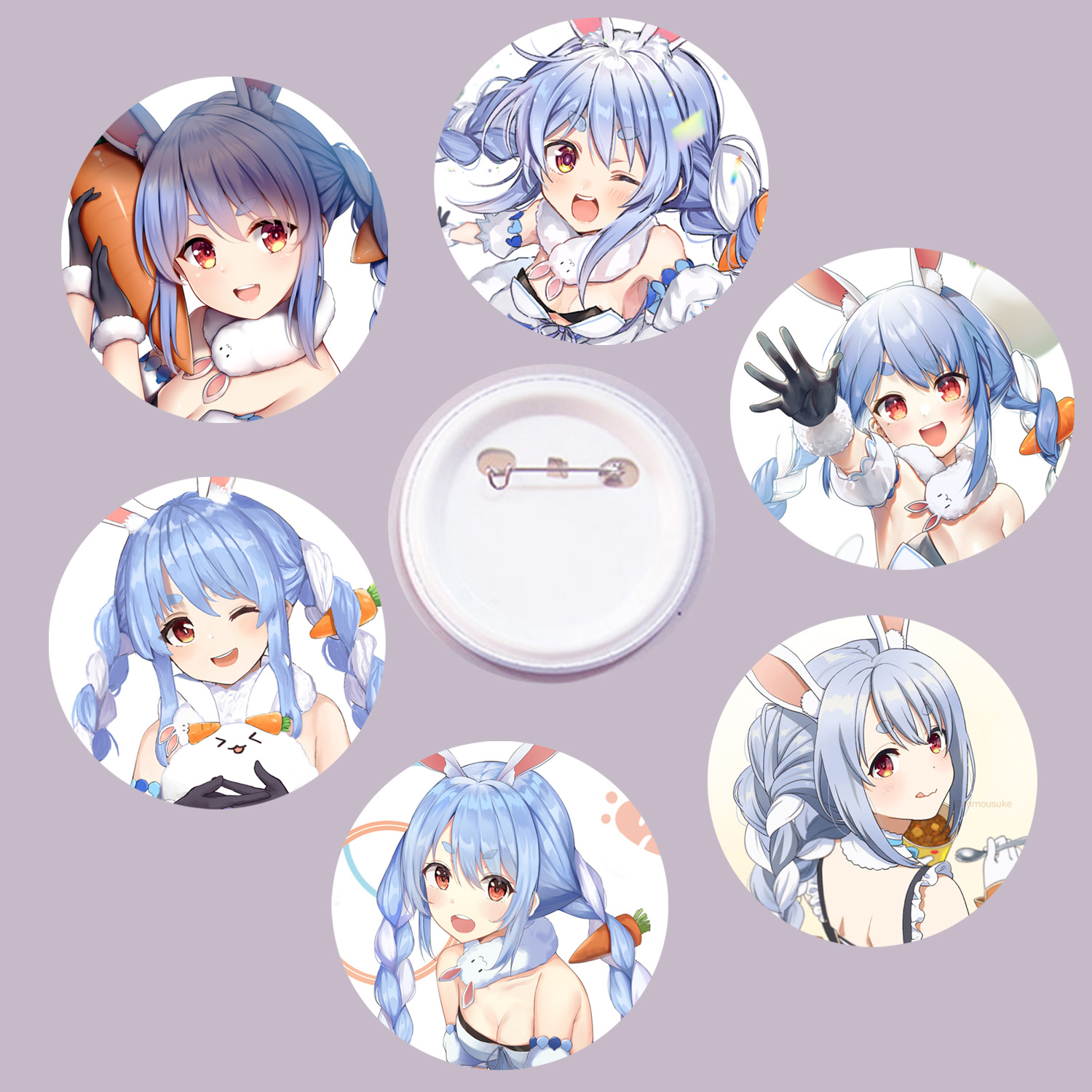 Set 3 huy hiệu Hololive