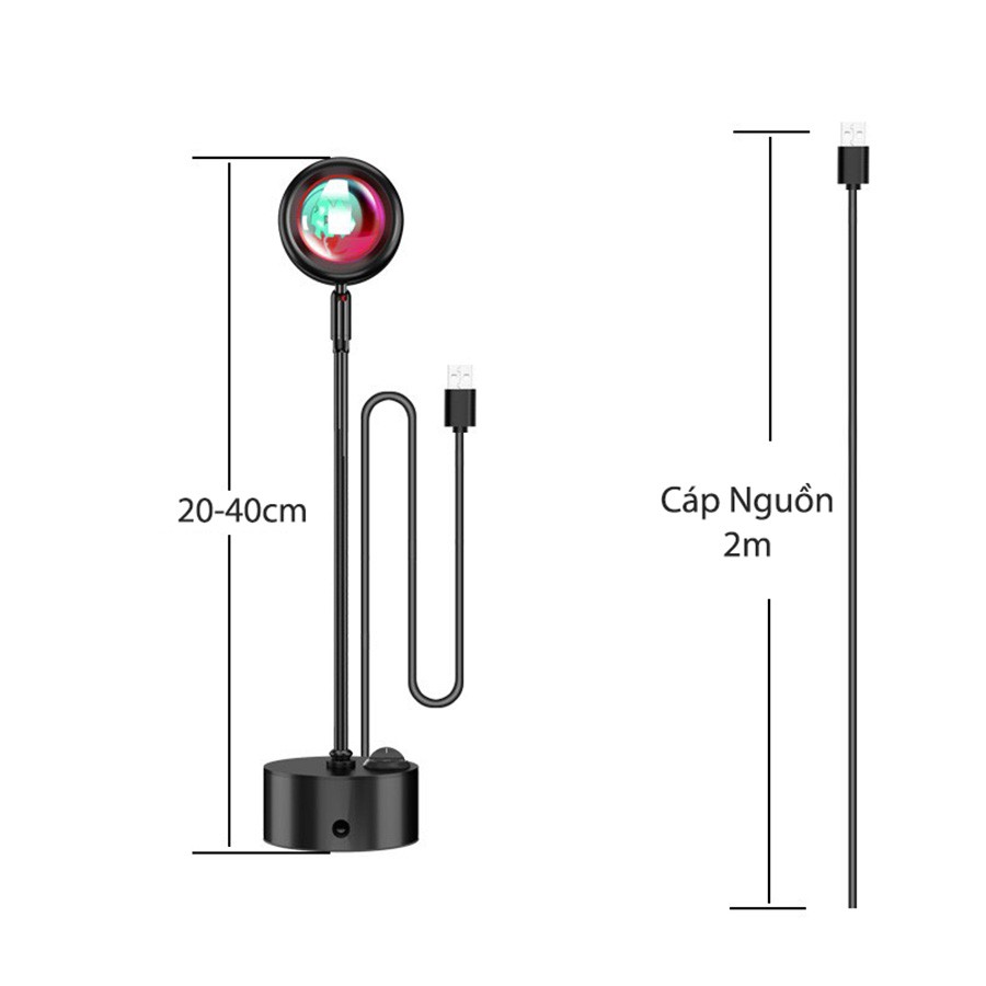 Đèn LED Quay Video Tiktok và Trang Trí Decor, Kiêm Đèn Ngủ, Có Thể Đổi Màu - Hàng Chính Hãng