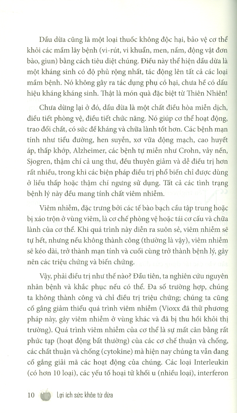 Lợi Ích Sức Khoẻ Từ Dừa - Bruce Fife, N.D.; Trần Doãn Hưng dịch 