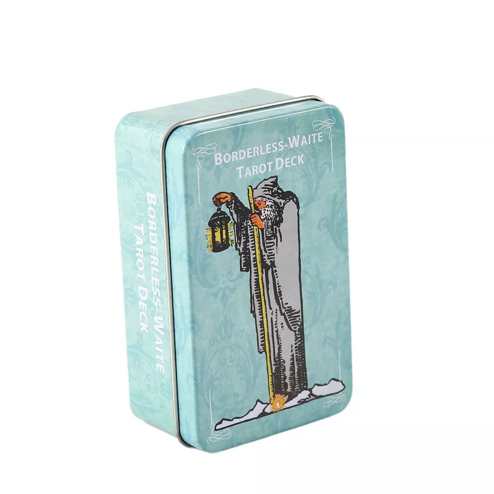 Bộ Bài Borderless Waite Tarot Deck 78 Thẻ Mạ Vàng