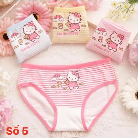 Set 4 quần chíp TAM GIÁC cho bé, quần lót cotton cho bé gái