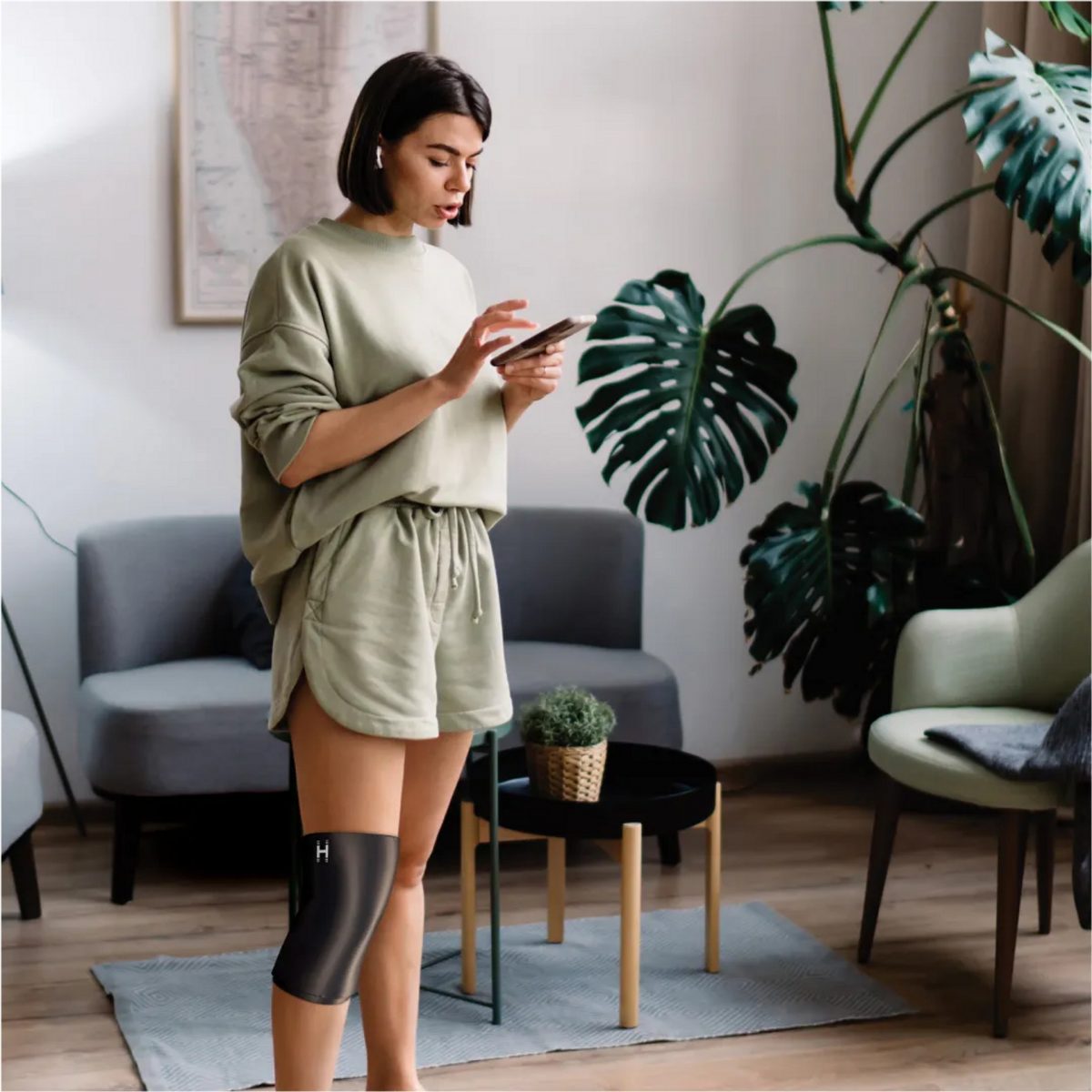 Bao massage giảm đau nóng lạnh cho đầu gối HoMedics SR-GKM800J Hàng chính hãng