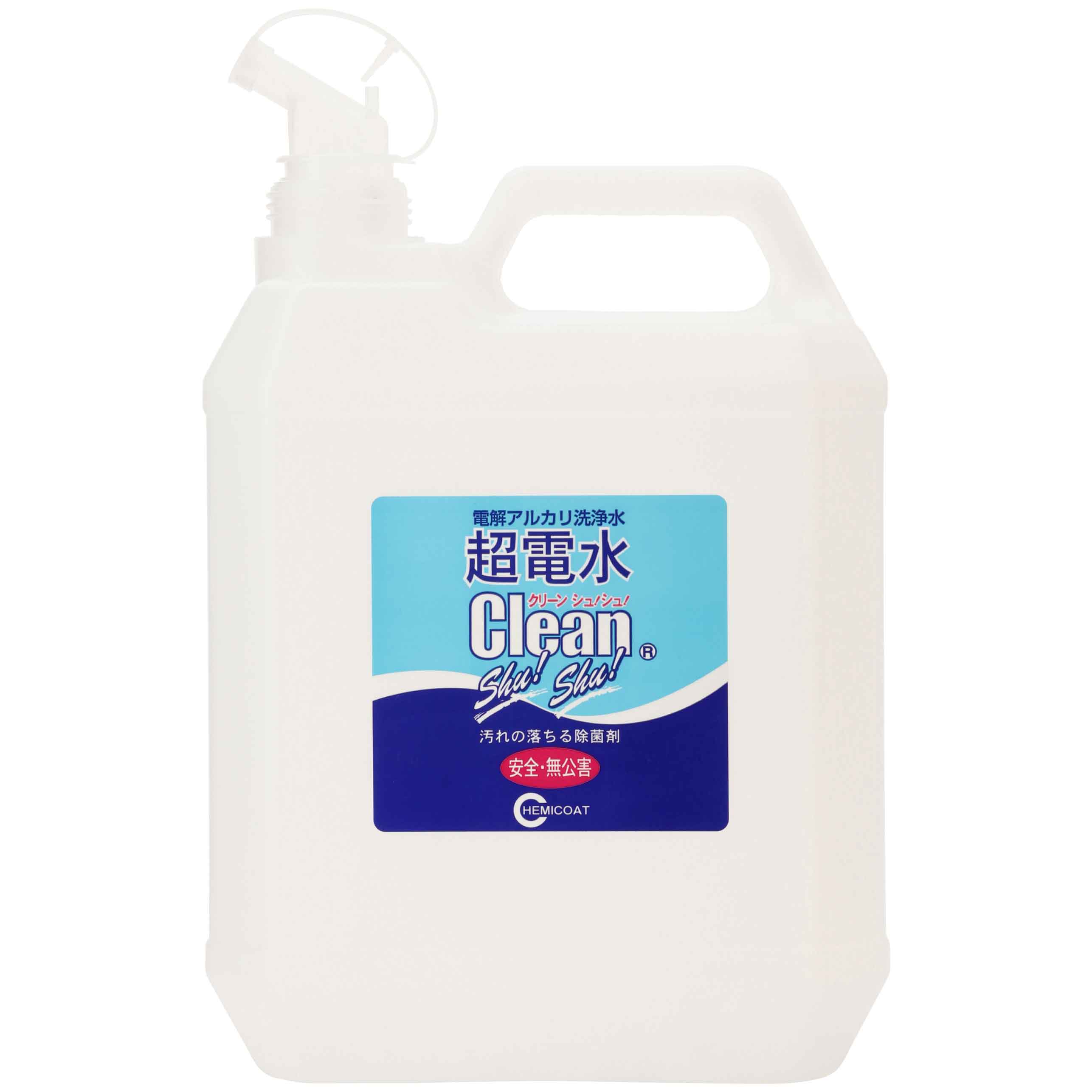 Nước ion siêu kiềm CEAN SHU! SHU! 4L Diệt khuẩn - Khử mùi - Làm sạch - Không hóa chất từ Nhật Bản