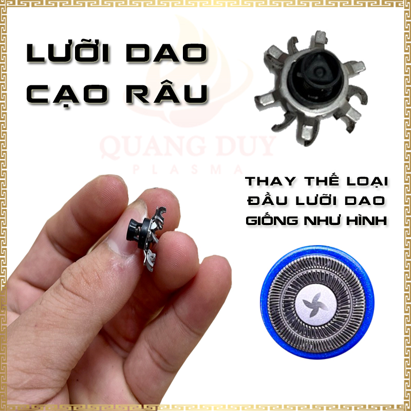 Máy cạo râu mini du lịch, nhỏ gọn cổng sạc Micro + USB