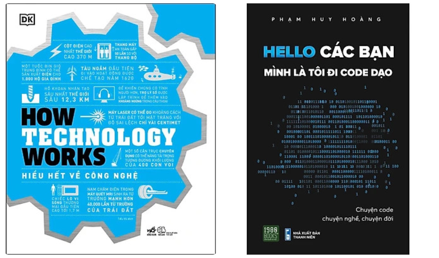 Combo 2 Quyển Thế Giới Công Nghệ: How Technology Works – Hiểu Hết Về Công Nghệ + Hello Các Bạn Mình Là Tôi Đi Code Dạo