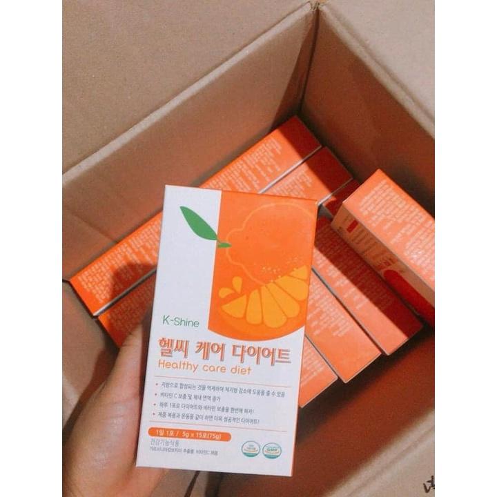 Bột Sủi thải độc toàn thân K-SHINE Healthy Care Diet Hàn Quốc 5g*15 gói
