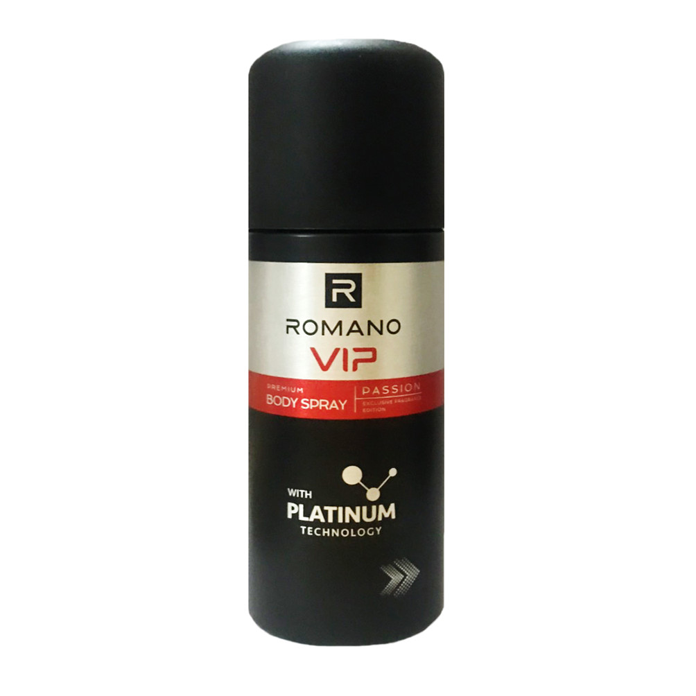 Xịt Ngăn Mùi Nước Hoa Cao Cấp Romano Vip Passion 150ml/chai