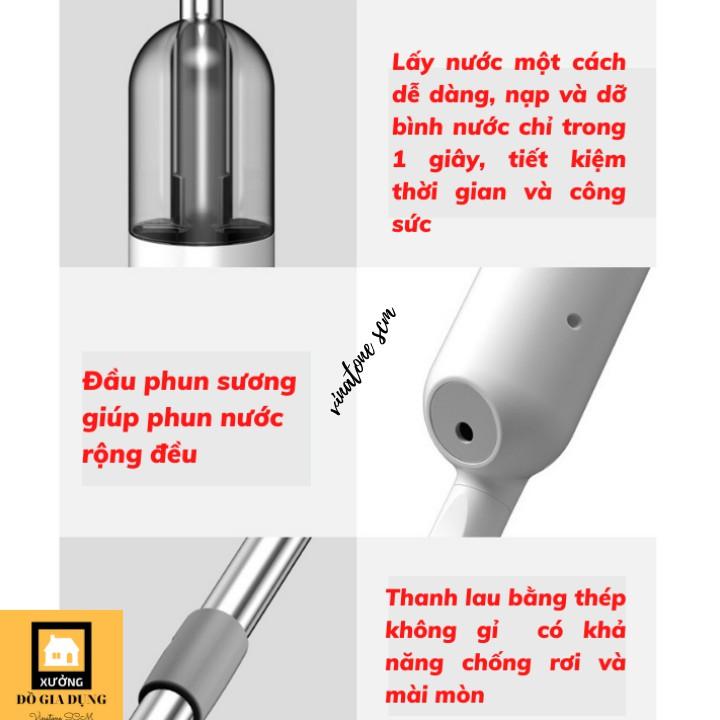 Cây Lau Nhà Phun Nước, Khử Khuẩn [Water Spray Mop] cao cấp, đầu xoay 360* [đa năng 2 TRONG 1] HÀNG LOẠI 1