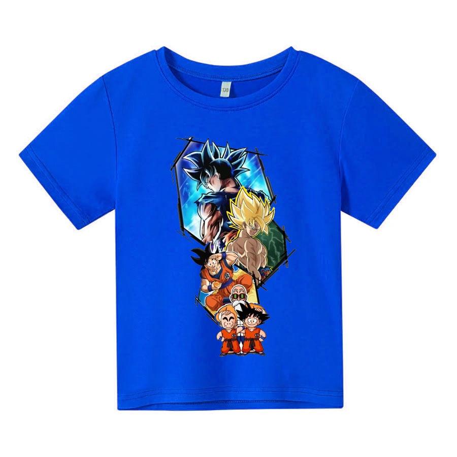 Áo thun trẻ em GOKU 2, 4 màu, có size người lớn, Anam Store