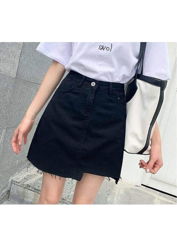 Chân váy Cạp Cao rách Gấu_V4