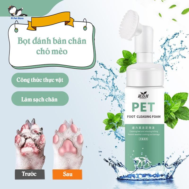 Bọt Rửa Bàn Chân cho Chó - Dụng Cụ Làm Sạch Chân Chó Mèo - Vệ Sinh cho Chó, Mèo 150ml