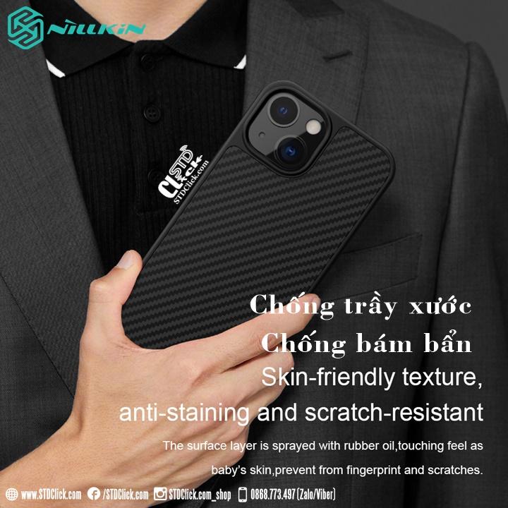 ỐP LƯNG DÀNH CHO ĐIỆN THOẠI IPHONE 13 NILLKIN SYNTHETIC FIBER