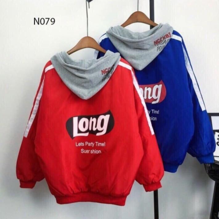 áo khoác phối nón nỉ