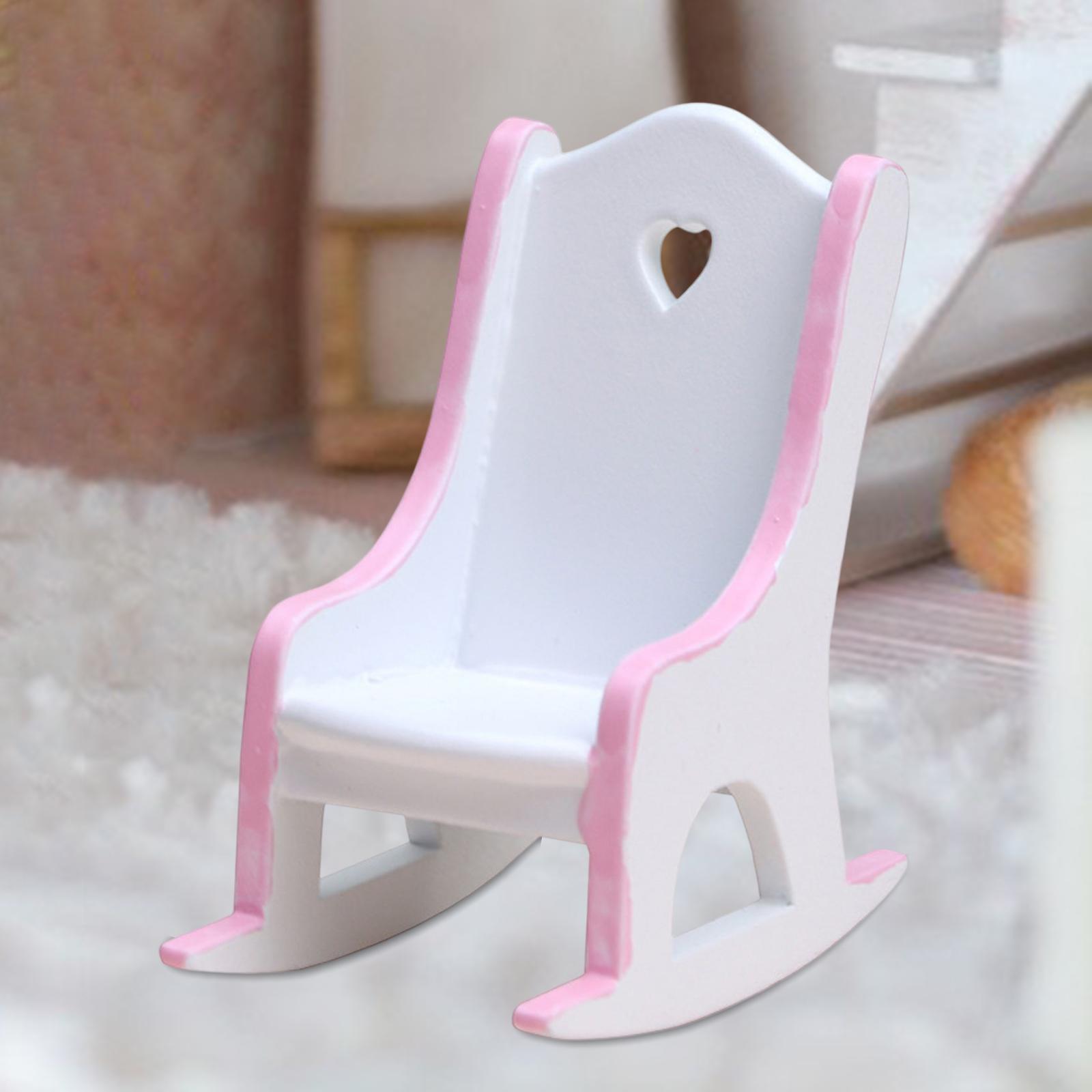 DIY Miniature Dollhouse Dollhouse Model Chairs Delicate for Accessories