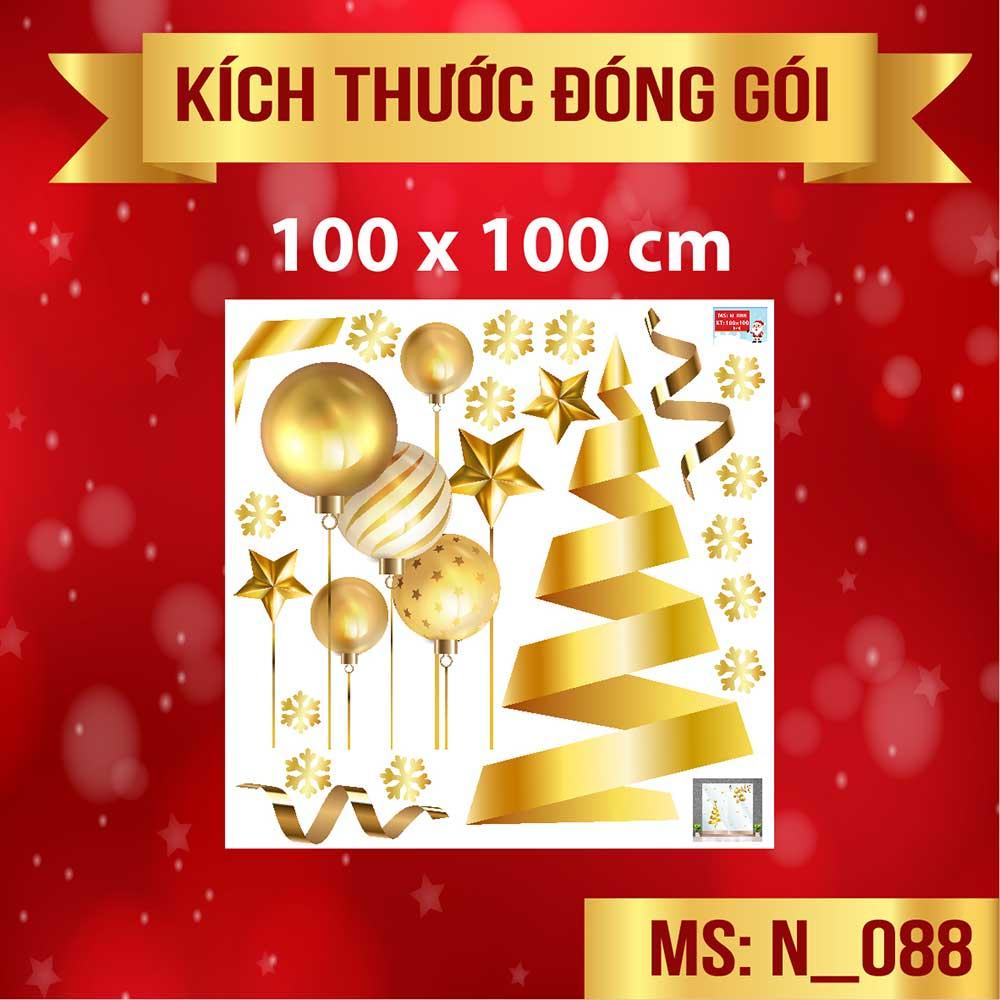 DECAL TRANG TRÍ GIÁNG SINH 2023 COMBO SỐ 36