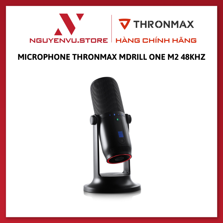 Microphone Thronmax Mdrill One M2 48kHz Jet Black / Slate Grey - Hàng chính hãng