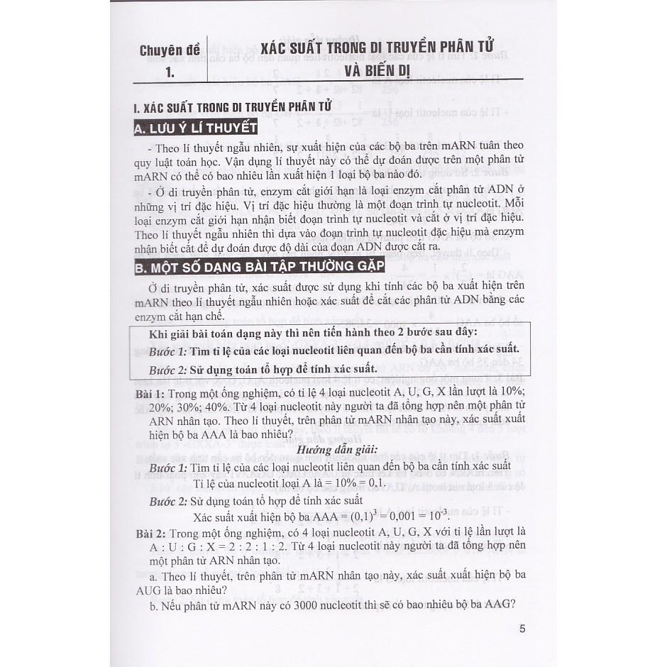 Sách - Phương pháp giải toán Xác suất Sinh học (Tái bản 2)