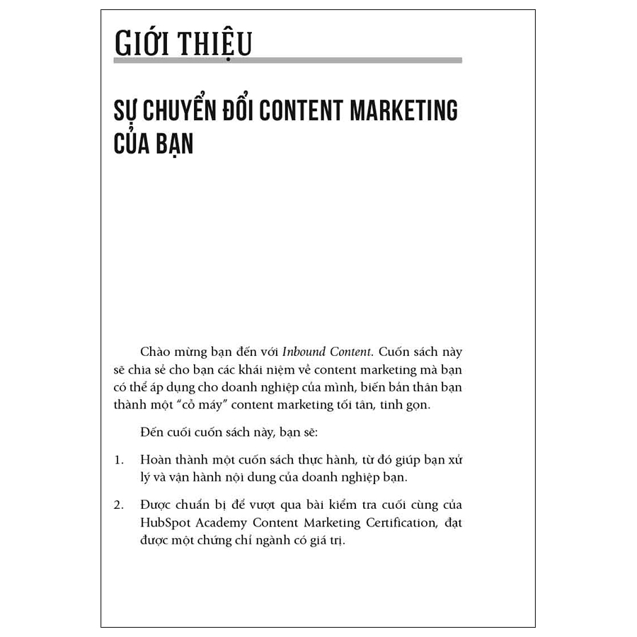 Sách Inbound Content - Xây Dựng Chiến Lược Nội Dung Theo Phương Thức Inbound