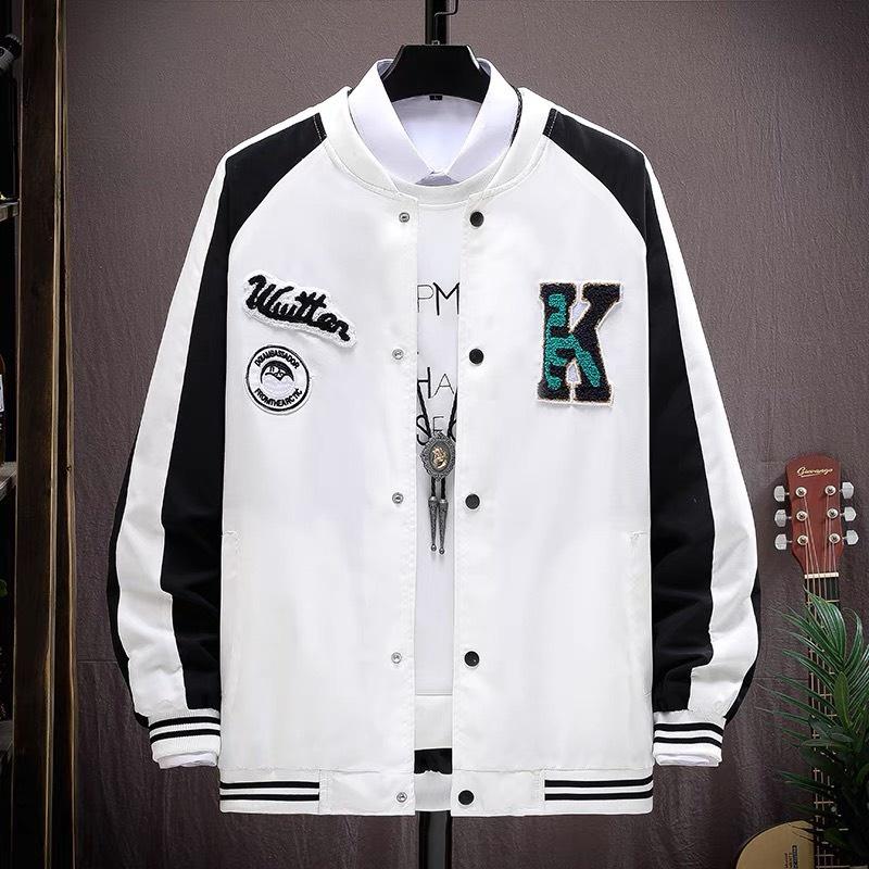 ÁO KHOÁC NỈ HOODIE THÊU CHỮ K PHONG CÁCH BOMBER CỰC HOT