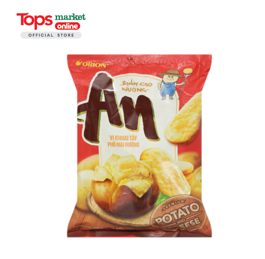 Bánh Gạo An Vị Khoai Tây Phô Mai Nướng 100.8G