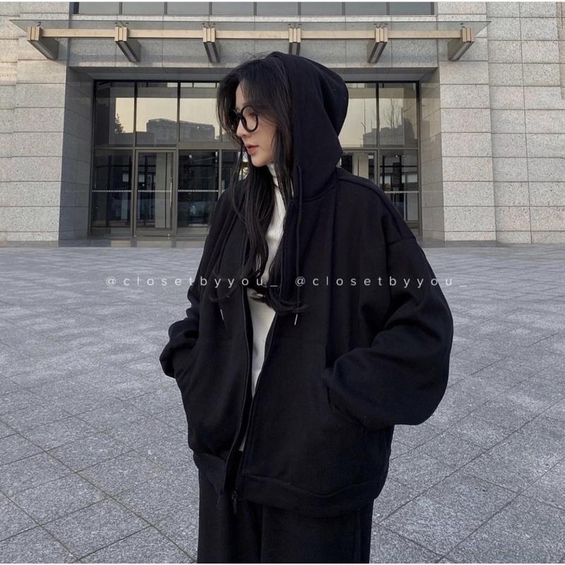 SET BỘ NỈ THU ĐÔNG KHOÁ NHIỀU MÀU SET BỘ ÁO HOODIE QUẦN NỈ - SET BỘ MÙA ĐÔNG DÀY DẶN (ảnh thật + video shop quay