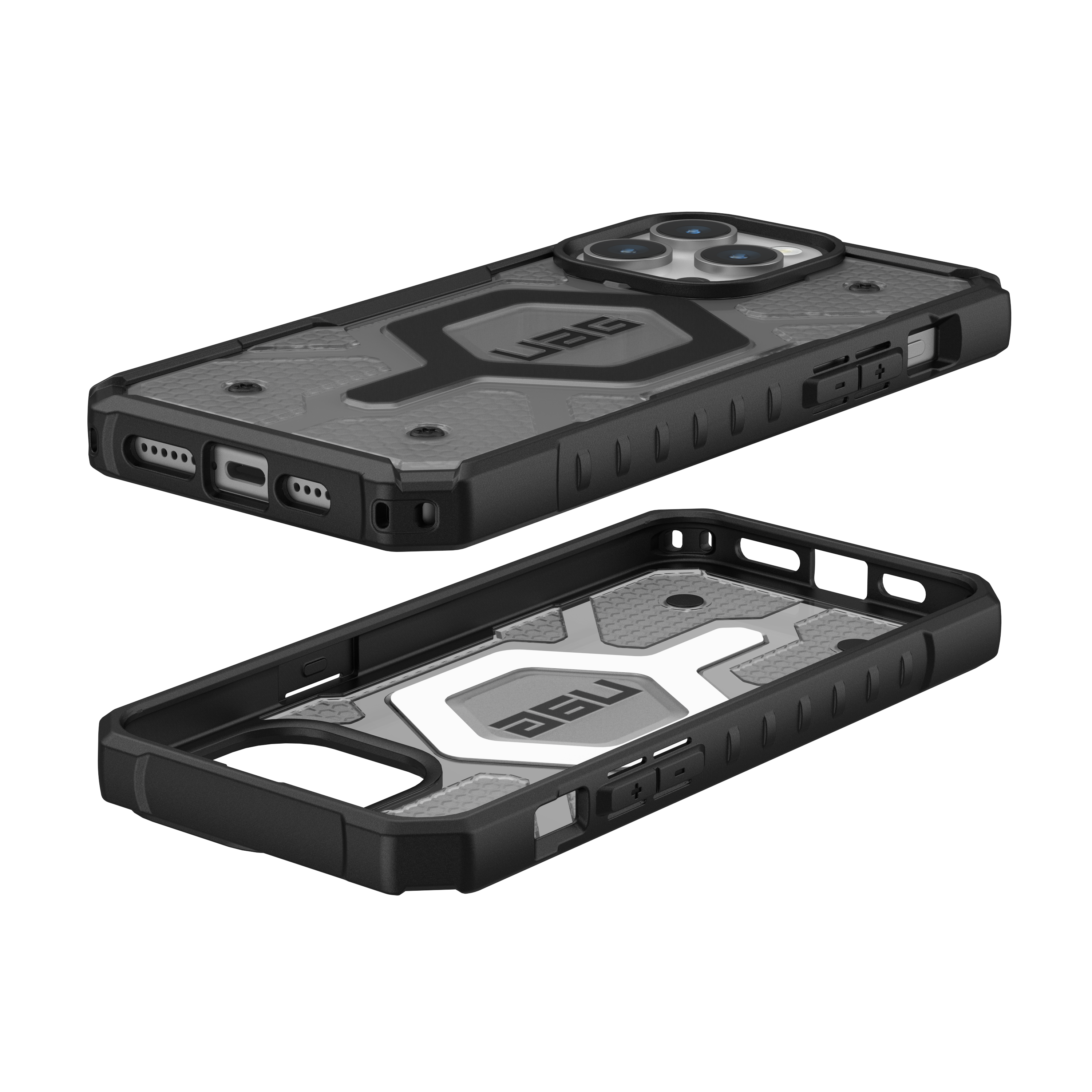 ỐP LƯNG UAG PATHFINDER MAGNETIC CLEAR CHO IPHONE 15 PRO MAX/15 Pro/15 Plus/15 - Hàng Chính Hãng