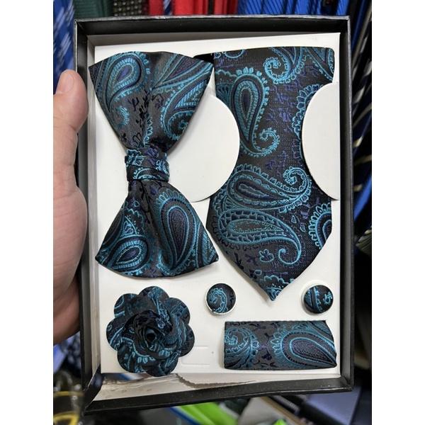 Cà vạt nơ chú rể 2020 GIANGPKC Cavat chú rể 6cm kèm nơ đen