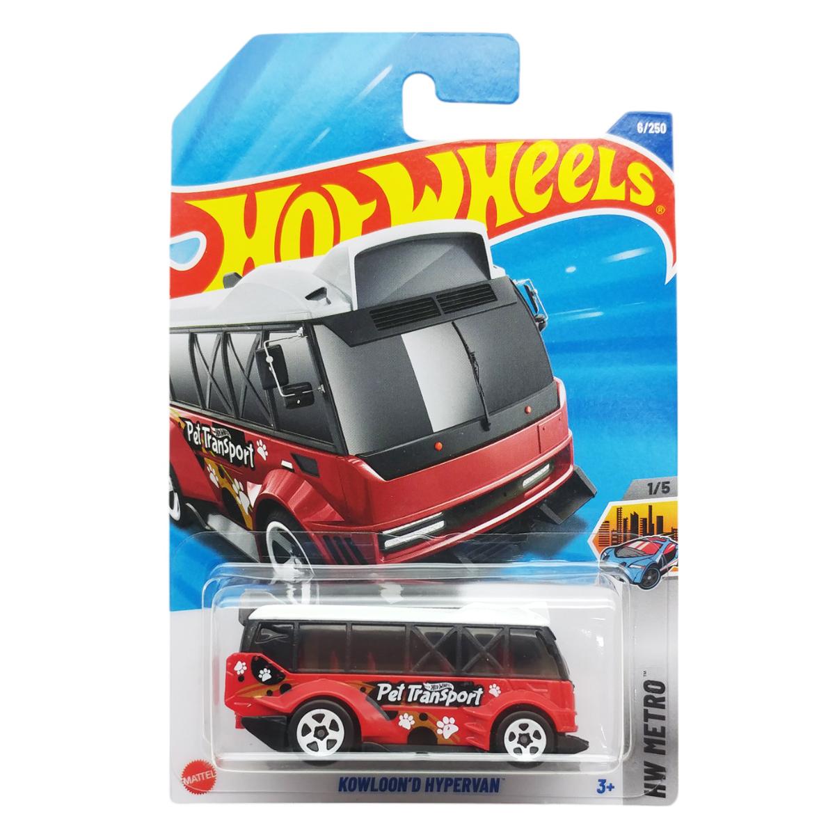 Siêu Xe Hot Wheels C4982 - 6/250 - Kowloon'd Hypervan (Mẫu Màu Giao Ngẫu Nhiên)