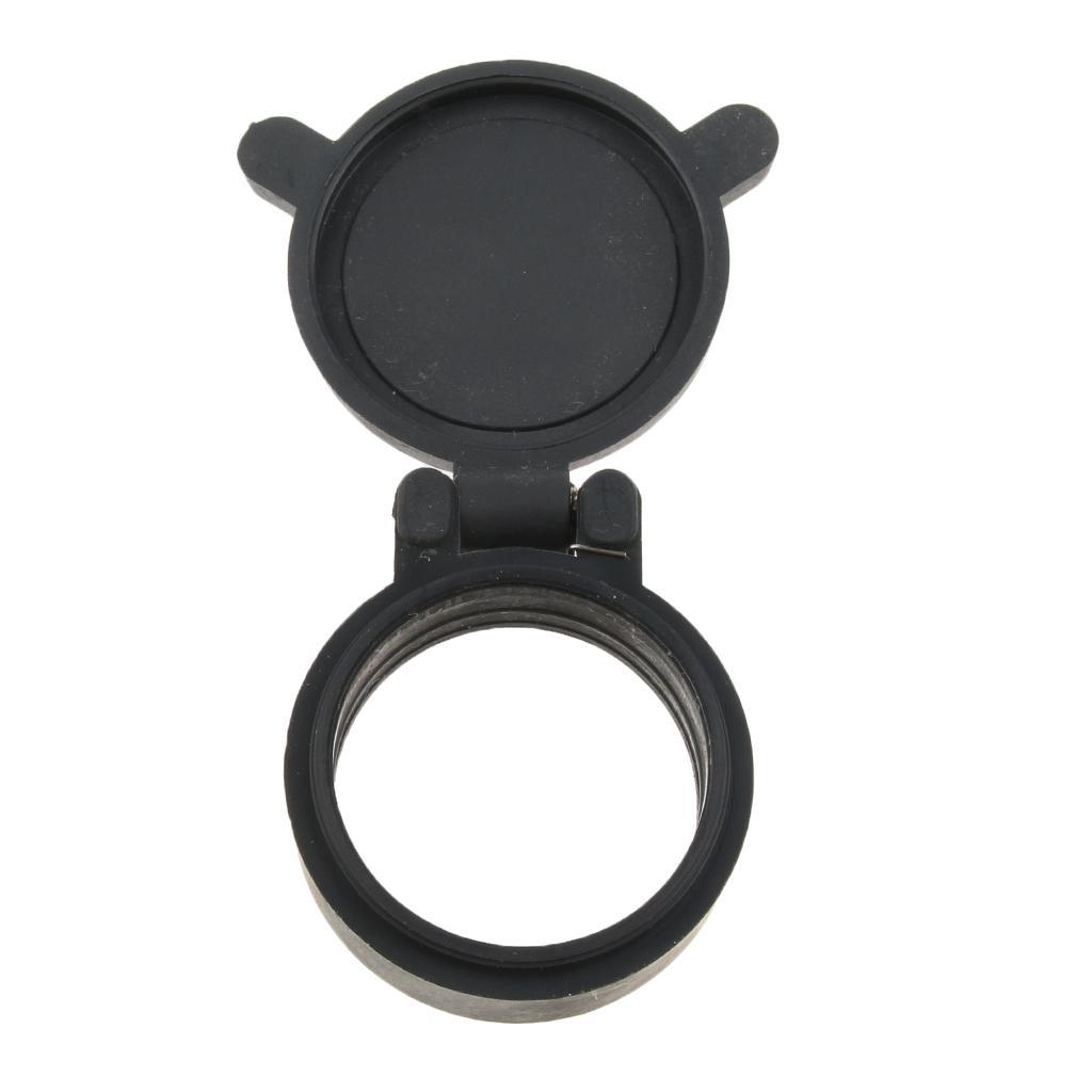 3-6pack 29mm Flip-open Objective Eyepiece Scope Cover Dustproof Cap for