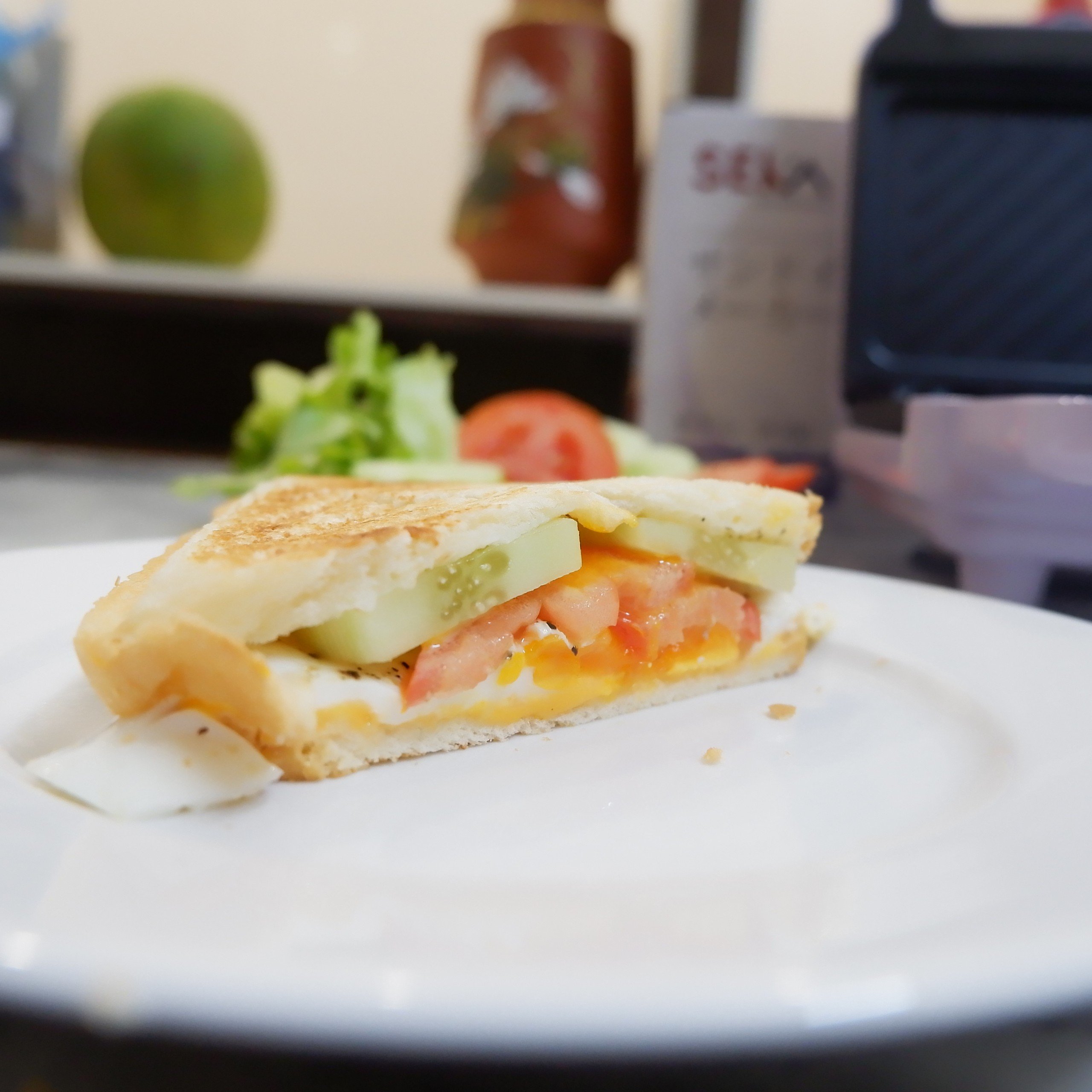 Máy nướng bánh mì sandwich SEKA SK560, Máy kẹp sandwich, nướng bánh mỳ đa năng tiện dụng hàng chính hãng