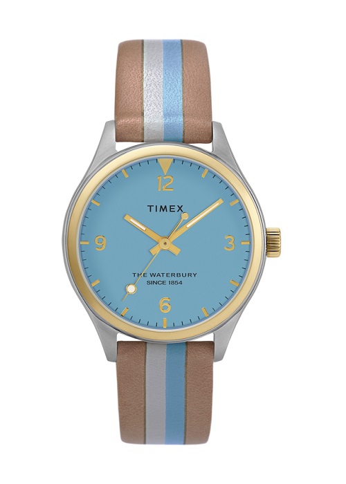 Đồng hồ Nữ Dây Da Timex Waterbury Traditional 34mm Leather Strap Watch - TW2T26500