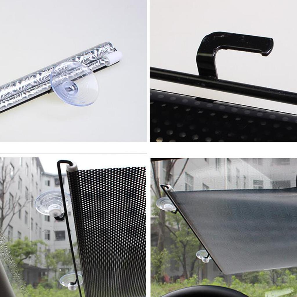 Retractable Car Window Curtain Sun Shade Side Block Visor