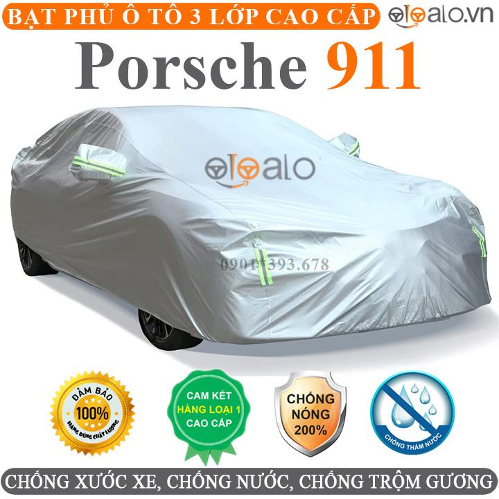 Bạt phủ xe ô tô Porsche 911 vải dù 3 lớp CAO CẤP BPXOT