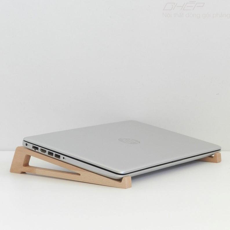 Giá Đỡ Laptop FASI.LASTA-002 / Giá đỡ Laptop Gỗ / Kệ Macbook / Giá Đỡ cho máy tính 13 - 17 inch +