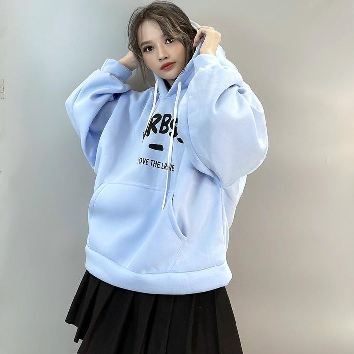 ÁO HOODIE - ÁO KHOÁC NỈ NGOẠI Form Dơi Tay Phồng Purbsso