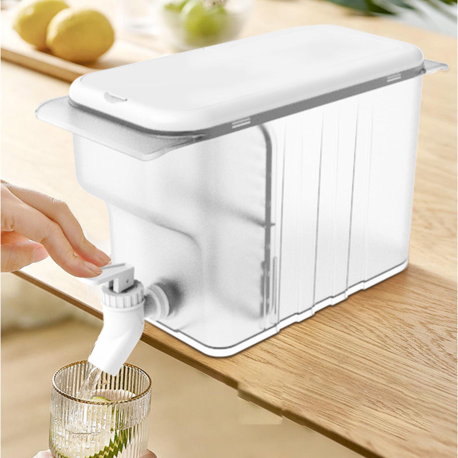 4.5L Refrigerator Cold Kettle Jugs with Faucet Lemonade Bottle Fruit Teapot