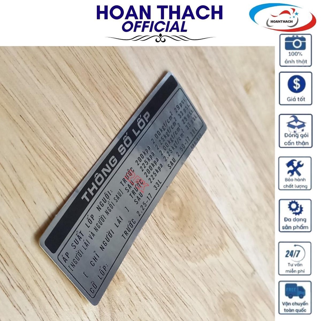 Tem Hướng Dẫn Sử Dụng Lốp Dành Cho Xe Máy Dream 87505Gbgb20