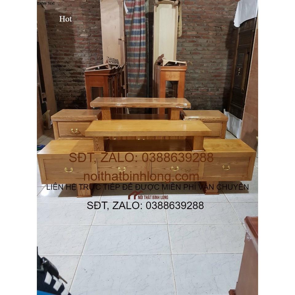 Kệ Tivi phòng khách thiết kế gỗ