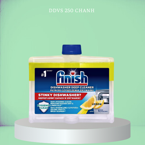 Dung dịch vệ sinh máy rửa bát finish 250ml - 1 ứng dụng trong 3 tháng