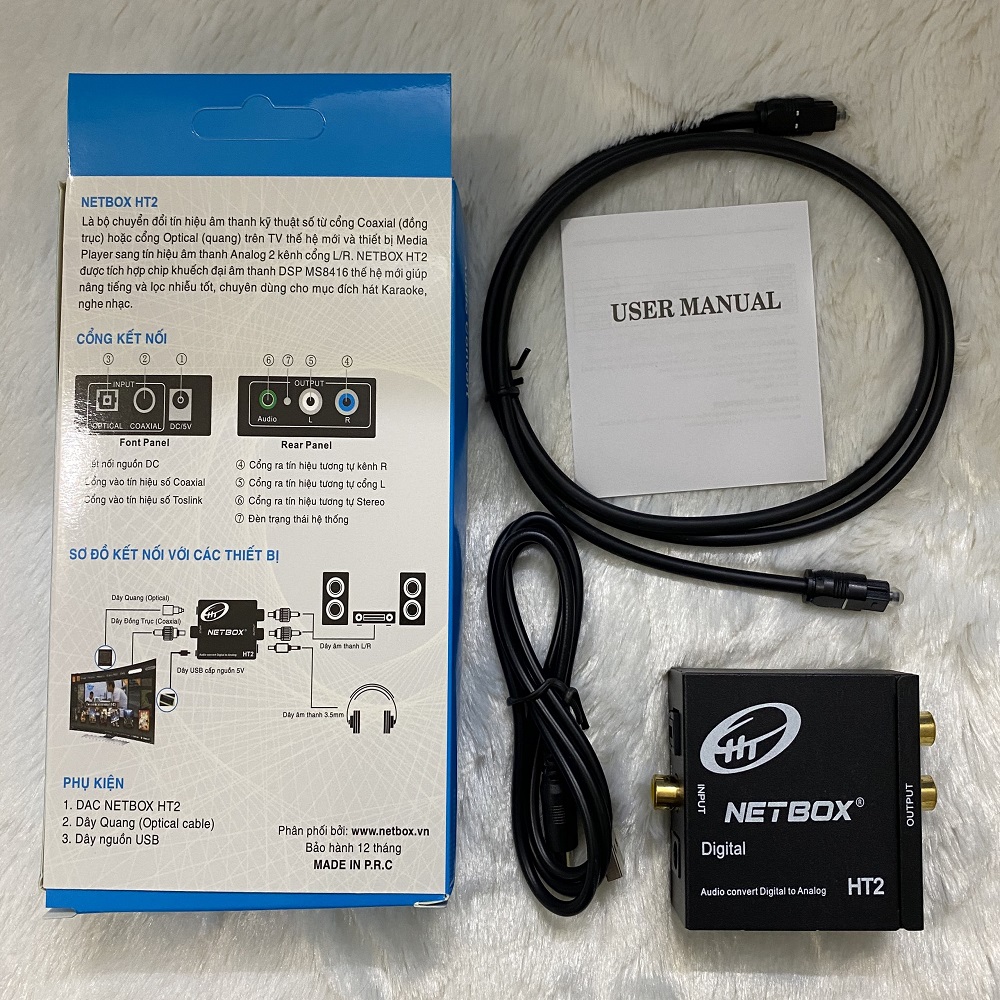 Bộ chuyển đổi âm thanh Optical HT2 Hàng Chính Hãng.