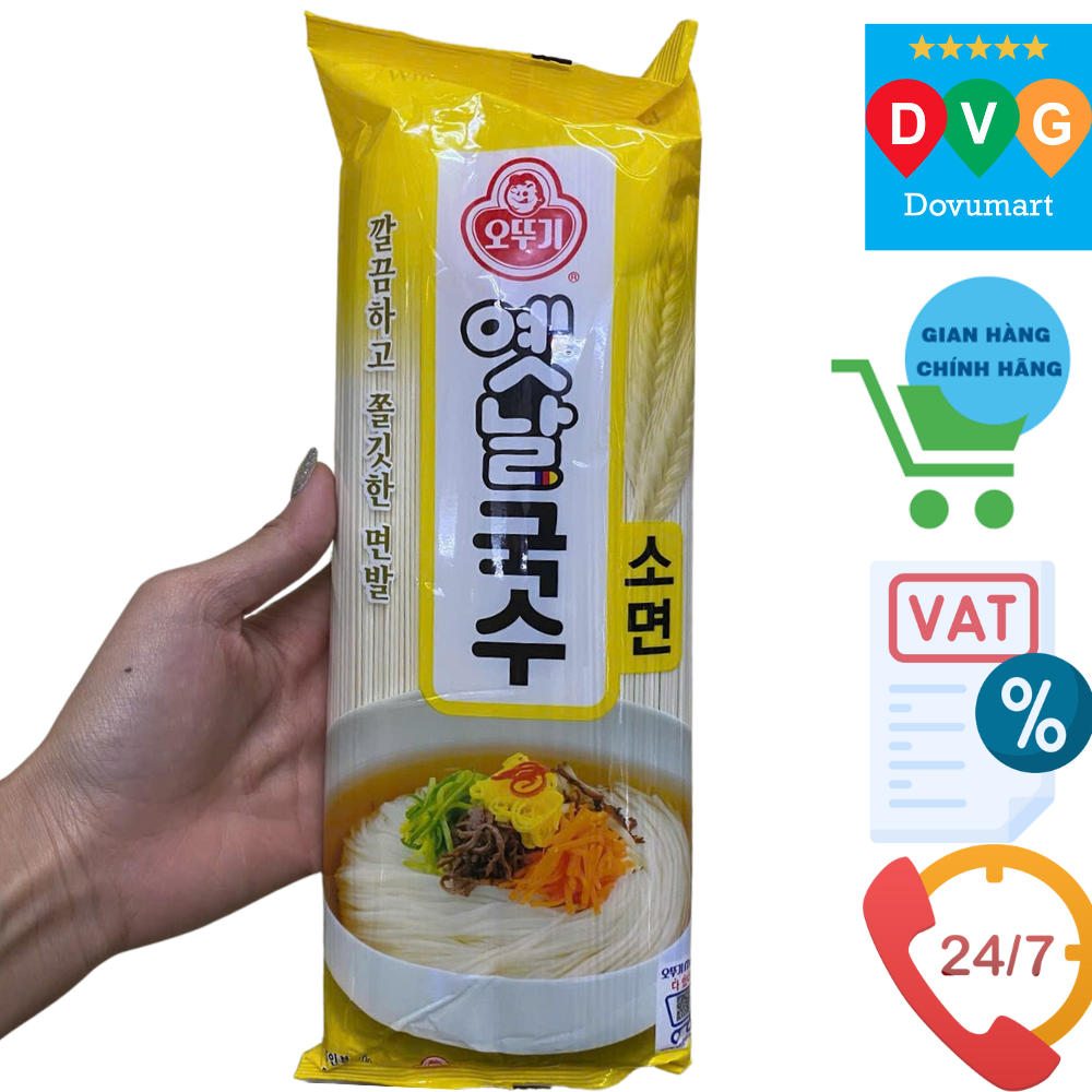 Mì Sợi Nhỏ Ottogi Hàn Quốc Gói 500G / 오뚜기) 옛날국수 소면 500G