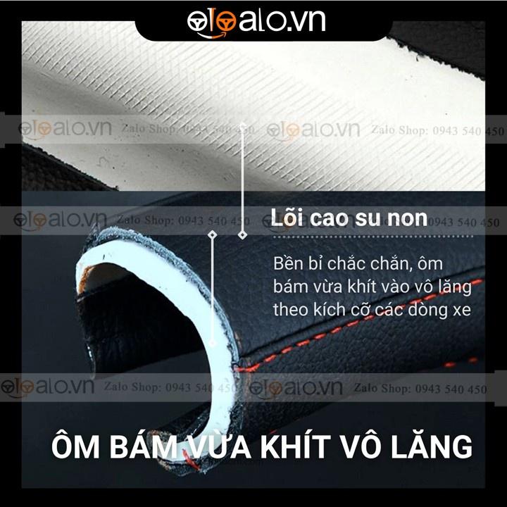 Bọc vô lăng volang dánh cho xe Toyota Avanza da cao cấp chống trượt tay Mã SPAR