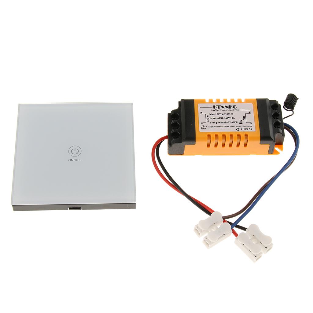 90-250V 433MHz 1 CH RF Wireless Remote Control Switch 50/60Hz