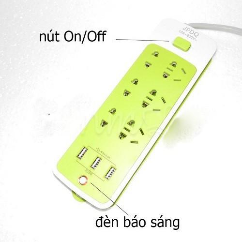 Hình ảnh Ổ cắm điện đa năng chống giật với 3 cổng USB