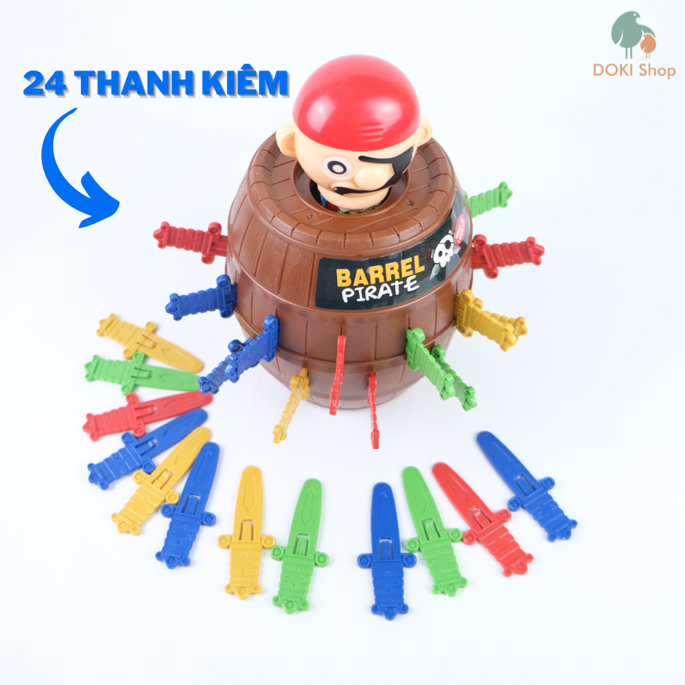 Đồ chơi đâm hải tặc size lớn 20cm 24 kiếm