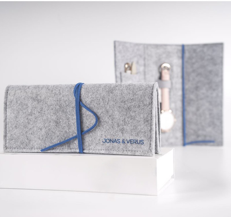 Đồng hồ đeo tay Nam hiệu JONAS & VERUS Y01646-Q3.GGWBG, Máy Pin , Kính Sapphire, Dây Lưới thép không gỉ 316L