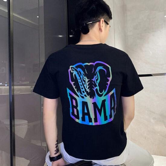 Áo Thun Phản Quang Nam Nữ In hình Con Voi, áo chất, đi đêm, đi phượt bao ngầu, nhìn đã mắt