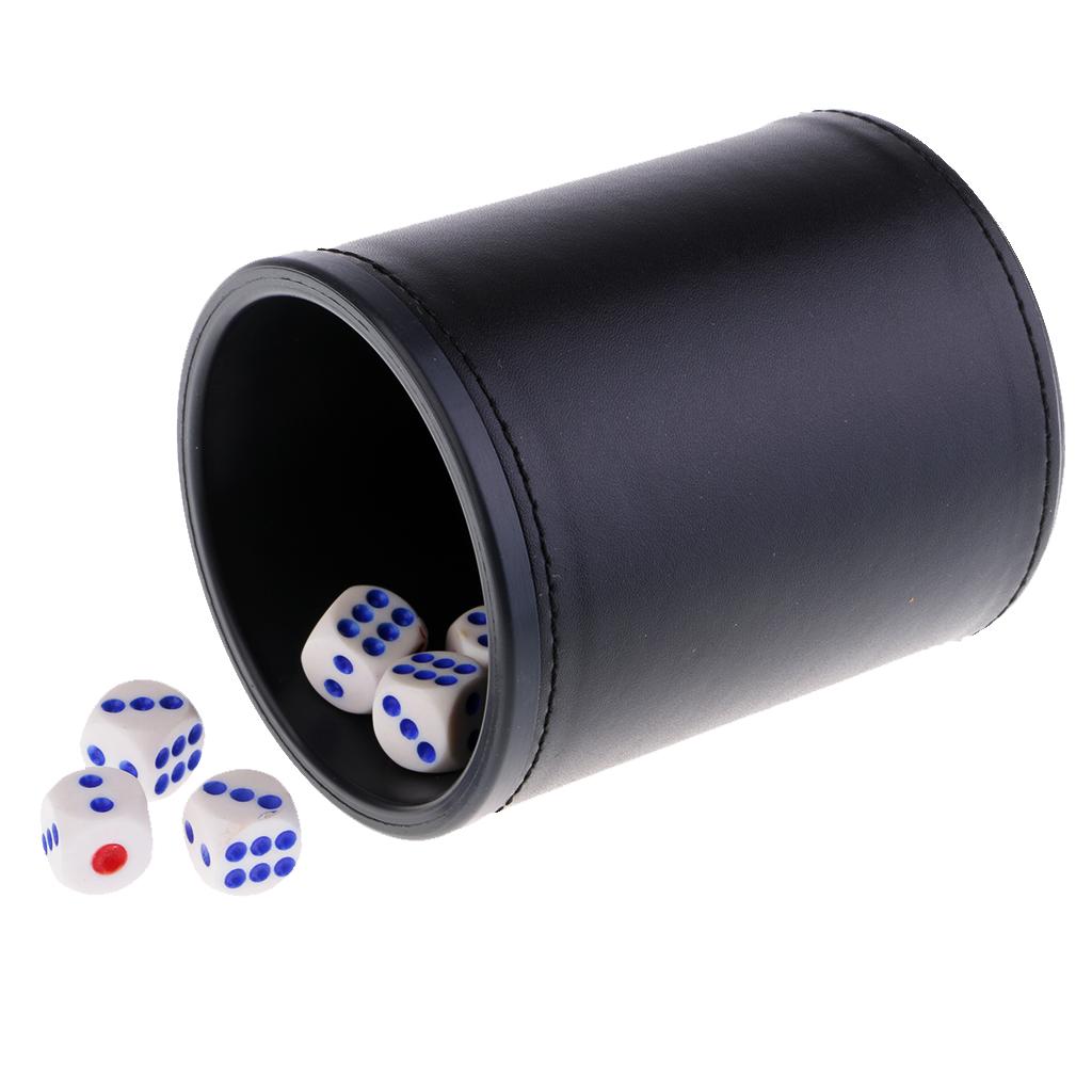 Hand Shakes Leather Dice Cup KTV Party Club Câu Lạc Bộ Giải Trí Dice Dup
