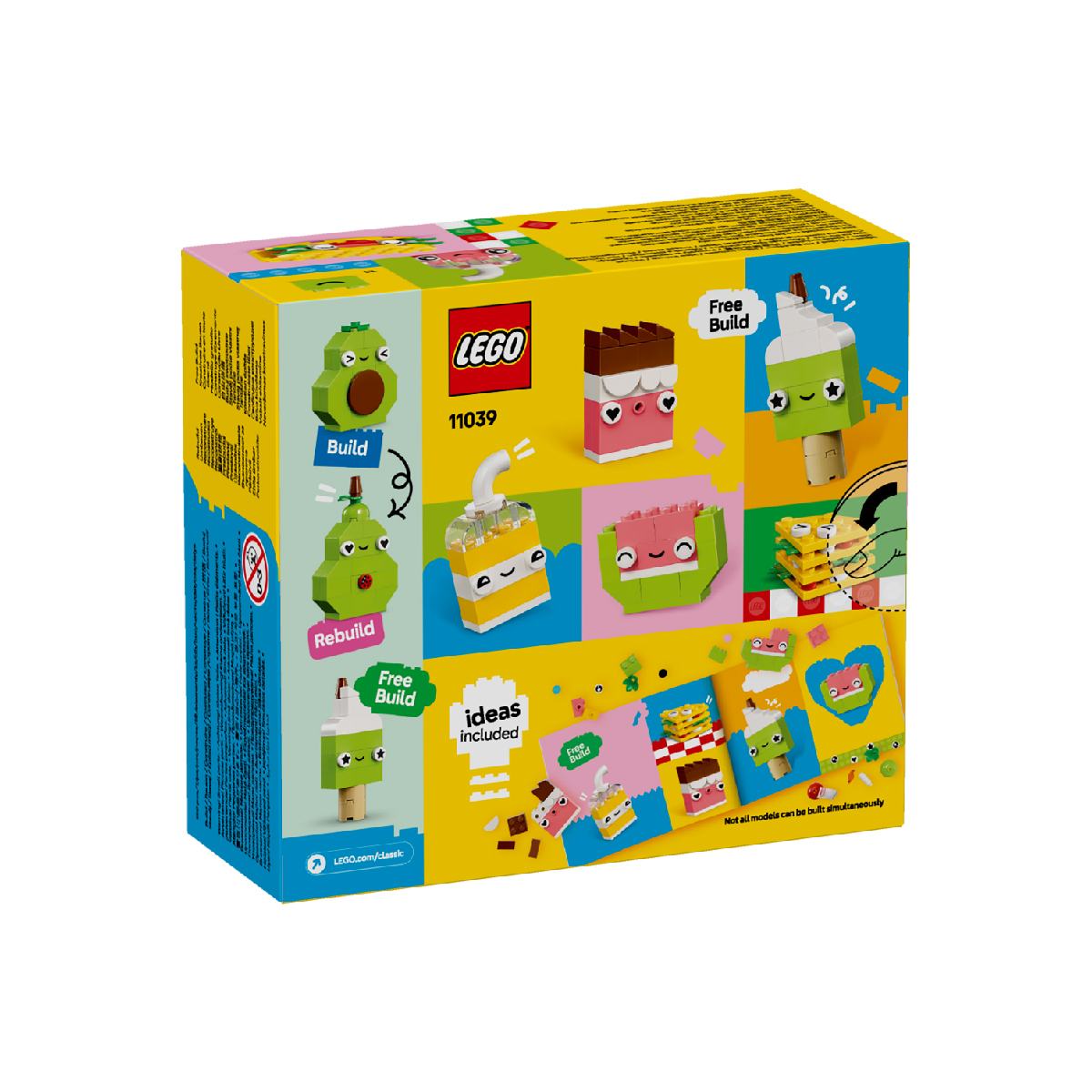 LEGO CLASSIC 11039 Đồ Chơi Lắp Ráp Bộ Gạch Chi Tiết Chủ Đề Ẩm Thực (150 chi tiết)