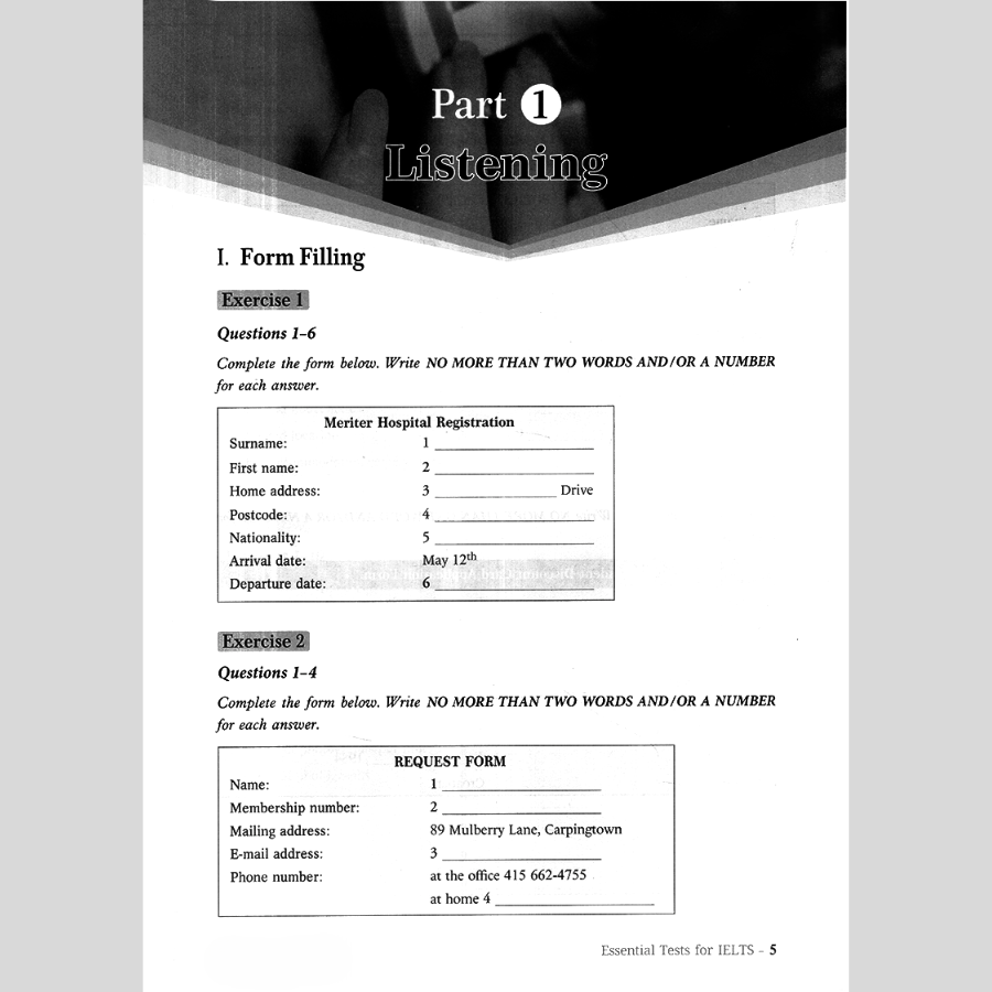 Essential Test For IELTS (Kèm CD)